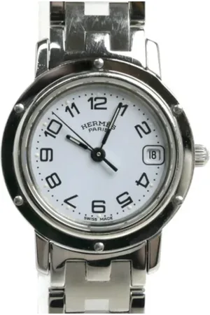 Hermès Pre-owned, Dam, ONE Size, Pre-owned Rostfritt stal klockor