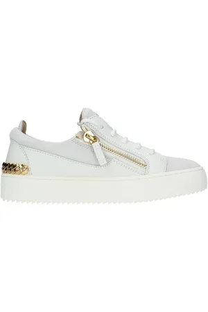 Giuseppe Zanotti Skor, Dam, 36 EU, Läder, Sneakers Vit