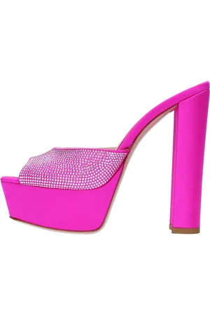 GEDEBE Skor, Dam, 36 EU, Läder, Sandaler Fuchsia