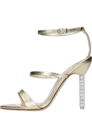 SOPHIA WEBSTER Skor, Dam, 39 EU, Läder, Sandaler Guld