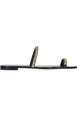 Giuseppe Zanotti Skor, Dam, 36 EU, Läder, Sandaler Svart