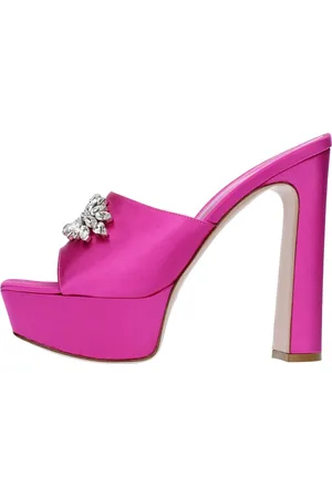LE SILLA Skor, Dam, 40 EU, Läder, Sandaler Fuchsia