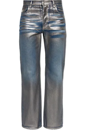 MISBHV Jeans, Herr, W25, Bomull, Jeans med logotyp