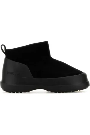 Moon Boot Skor, Dam, 41 EU, Mocka, Svarta mocka låga ankelboots