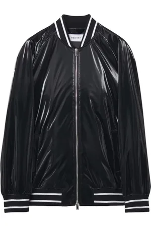 Alexander McQueen Jacka, Herr, M, Flytande Vinyl Bomberjacka i Svart