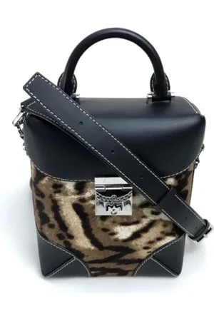MCM Pre-owned, Dam, ONE Size, Pre-owned Tyg axelremsvskor