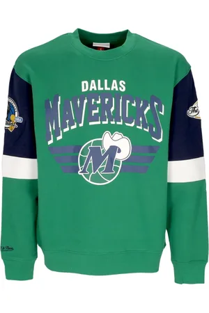 Mitchell & Ness Sweatshirts & Hoodies, Herr, XL, Bomull, Dallas Mavericks NBA Crewneck Sweatshirt