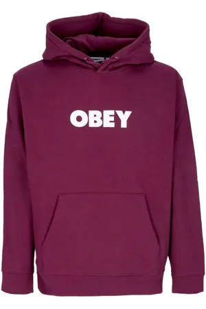 Obey Sweatshirts & Hoodies, Herr, L, Bomull, Premium Bold Hood Fleece Sweatshirt