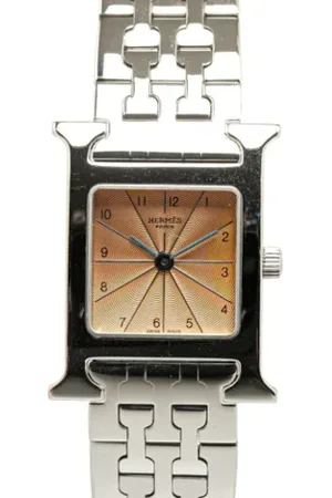 Hermès Pre-owned, Dam, ONE Size, Pre-owned Rostfritt stal klockor