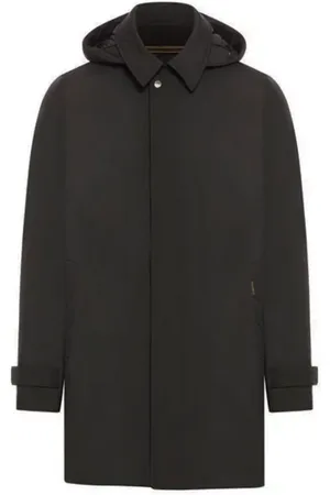 MOORER Kappa, Herr, 2Xl, Polyester, Vattentät Vido Kappa i Svart