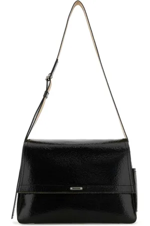 Alexander McQueen Väska, Herr, ONE Size, Läder, Stilren Svart Läder Crossbody-väska