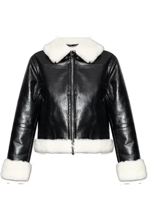 Stand Studio Jacka, Dam, M, Läder, Faux Fur Jacket Lorelle