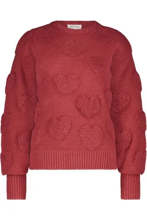 Fabienne Chapot Stickade tröjor & koftor, Dam, XL, Bibian Heart Pullover