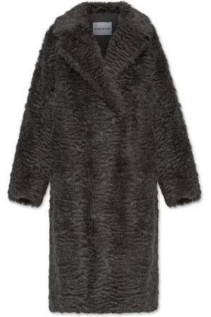 Stand Studio Jacka, Dam, M, Faux fur coat Nicole