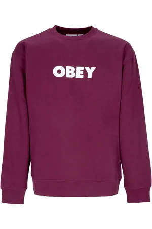 Obey Sweatshirts & Hoodies, Herr, L, Bomull, Premium Crew Neck Fleece Sweatshirt