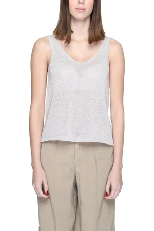 JACQUELINE DE YONG Topp, Dam, L, Bomull, Tanktop med Band