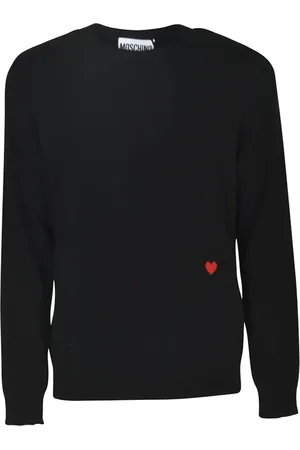 Moschino Stickade tröjor & koftor, Herr, L, Stiliga Sweaters Kollektion