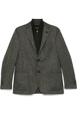 corneliani Jacka, Herr, XL, Bomull, Bomulls/ulljacka med dragkedja