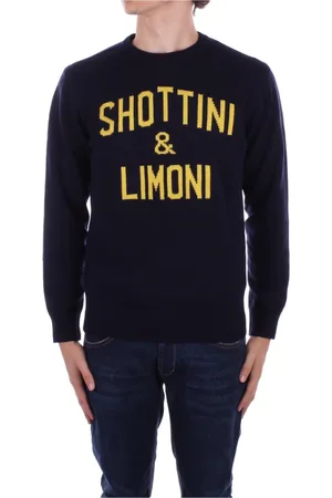 MC2 SAINT BARTH Stickade tröjor & koftor, Herr, M, Kashmir, Logo Front Sweaters