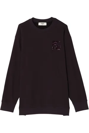 Fendi Sweatshirts & Hoodies, Dam, M, Bomull, Crewneck Sweatshirt