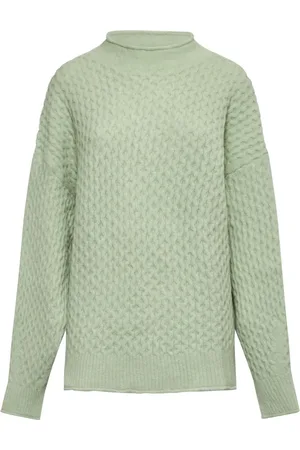 RUS Stickade tröjor & koftor, Dam, M, Stiliga Sweaters Kollektion