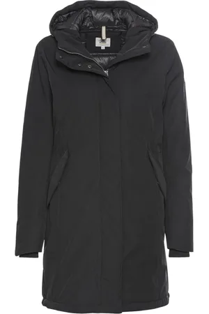 Camel Active Jacka, Dam, L, Polyester, Stilig Svart Jacka med Huva