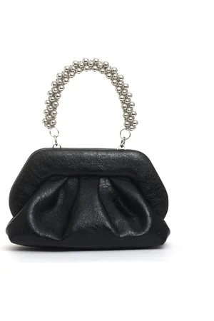 THEMOIRÈ Väska, Dam, ONE Size, Läder, Svart Kedjehandtag Clutch