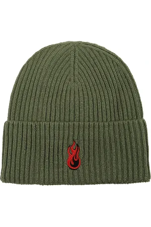 Vision Of Super Accessoarer, Herr, ONE Size, Grön Beanie Mössa för Stiligt Utseende