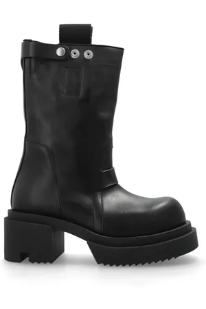 Rick Owens Skor, Dam, 38 EU, Läder, Läderstövlar Pull On Bogun