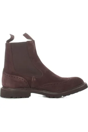 TRICKERS Skor, Herr, 43 EU, Läder, Kaffe Läderstövel Vilite