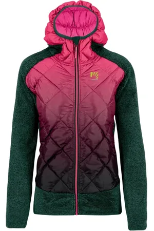 Karpos Sport, Dam, S, Polyester, Fuchsia Huva Jacka med Elastisk Avslutning