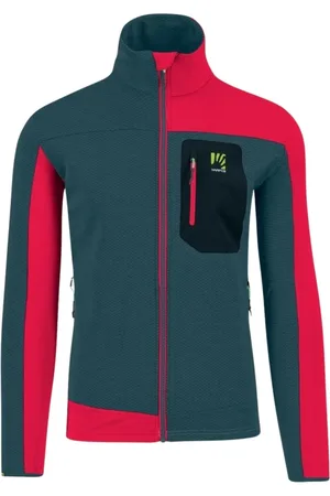 Karpos Sport, Herr, L, Polyester, Grön Tröja med Dragkedjefickor