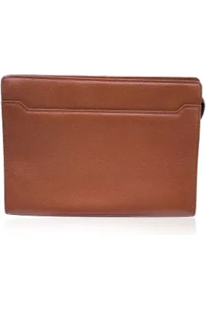 Saint Laurent Pre-owned, Dam, ONE Size, Pre-owned Laeder kuvertvskor