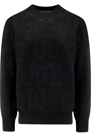 Dolce & Gabbana Stickade tröjor & koftor, Herr, M, Stilren Pullover Sweater