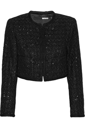 ROTATE Jacka, Dam, L, Snygg Boucle Crop Jacket