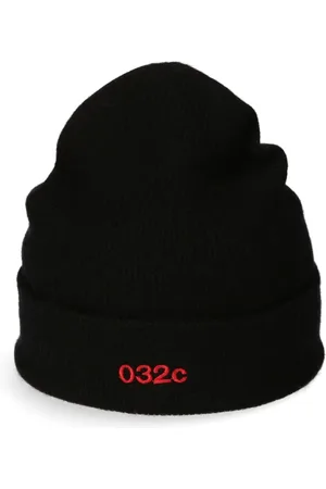 032c Accessoarer, Herr, ONE Size, Logo Cashmere Blend Beanie