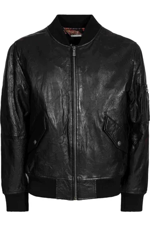 Roberto Cavalli Jacka, Herr, S, Läder, Kappor