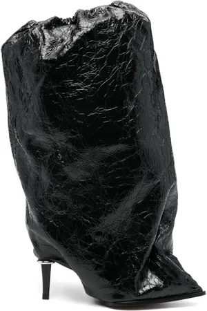 Alexander McQueen Skor, Dam, 39 EU, Läder, Svarta Lackläder Stilettklackar