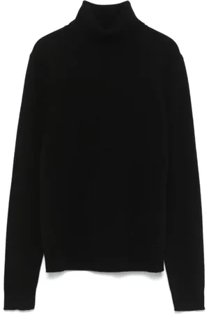 THEORY Stickade tröjor & koftor, Dam, XS, Svart Cashmere Turtleneck Tröja