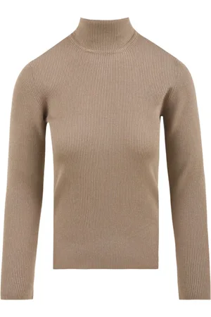 DRUMOHR Stickade tröjor & koftor, Dam, S, Sand Sweaters