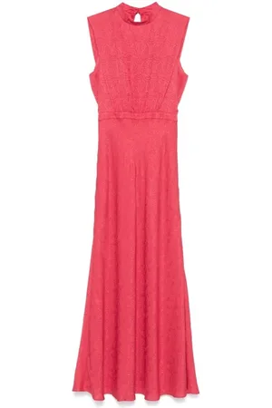 SALONI Klänning, Dam, S, Hibiscus Sidensklänning