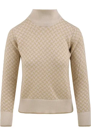 DRUMOHR Stickade tröjor & koftor, Dam, S, Sand Sweaters