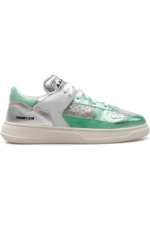 RUN OF Skor, Dam, 38 EU, Bomull, Sneakers Metal Grass LOW