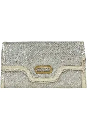 Jimmy Choo Pre-owned, Dam, ONE Size, Paljetter, Pre-owned Laeder kuvertvskor