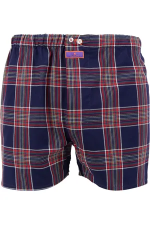 Gallo Underkläder, Herr, L, Bomull, Mäns klassiska blåa bomullsboxershorts