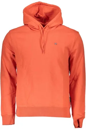 Napapijri Sweatshirts & Hoodies, Herr, M, Bomull, Snygg Rosa Fleece Hoodie