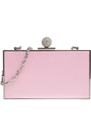 SOPHIA WEBSTER Väska, Dam, ONE Size, Rosa Satin Clara Clutch Väska