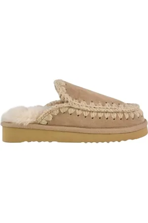 Mou Skor, Dam, 38 EU, Stiliga Stitching Träsko Skor