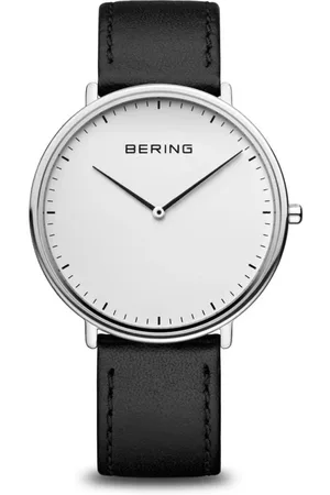 Bering Accessoarer, Herr, ONE Size, Unisex Klocka Ultra Slim 39 mm Band Kalvskinn 15739-404