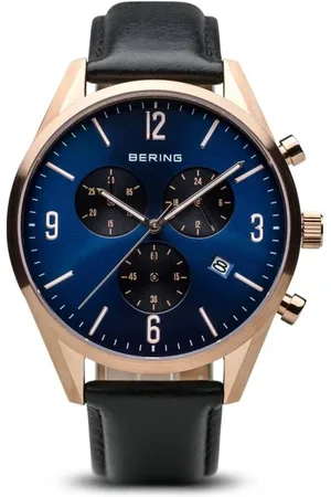 Bering Accessoarer, Herr, ONE Size, Läder, Herrklocka Classic 42 mm Läderband 10542-567